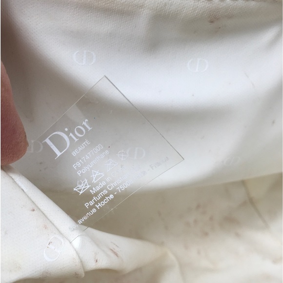 Dior Beaute Football Shape Pouch Cosmetic Bag Large - Picture 3 of 13